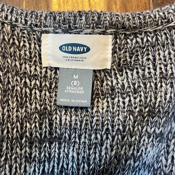 Old Navy Open Front Cotton Cardigan, Sz. M. - Picture 6 of 8